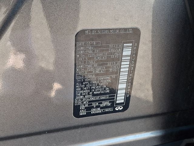 2019 INFINITI QX50 ESSENTIAL