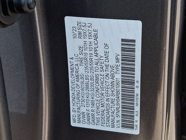 2024 Honda Odyssey Elite