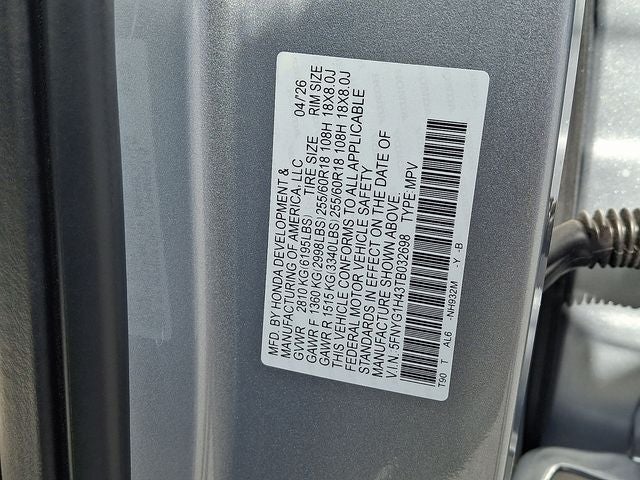 2026 Honda Pilot EX-L