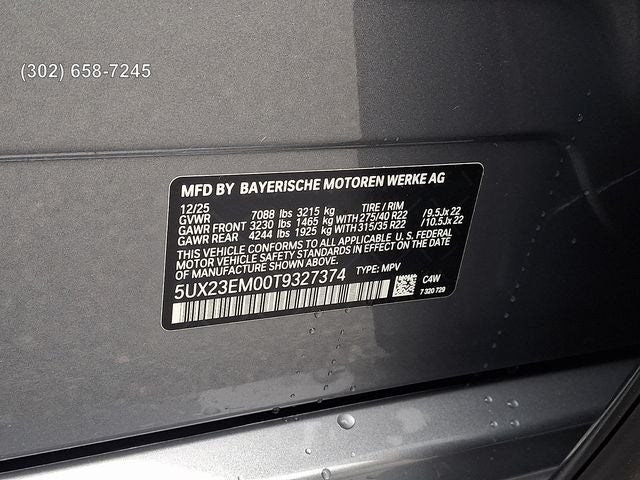 2026 BMW X7 xDrive40i