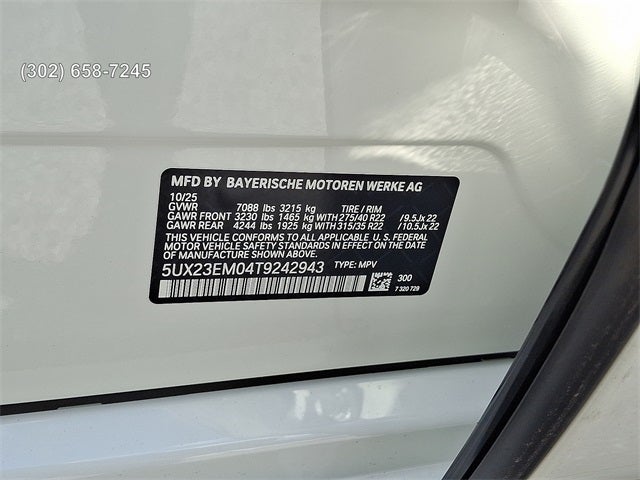 2026 BMW X7 xDrive40i