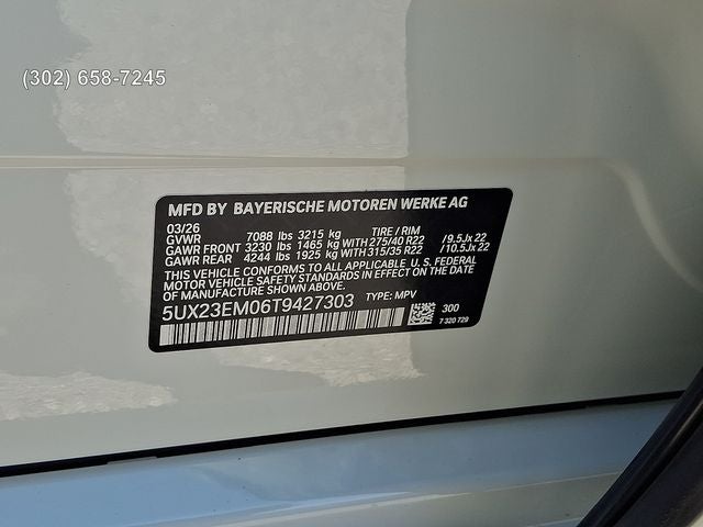 2026 BMW X7 xDrive40i