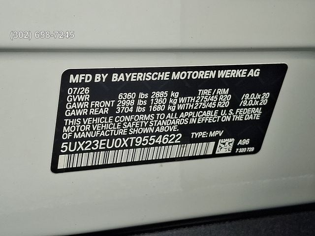 2026 BMW X5 xDrive40i