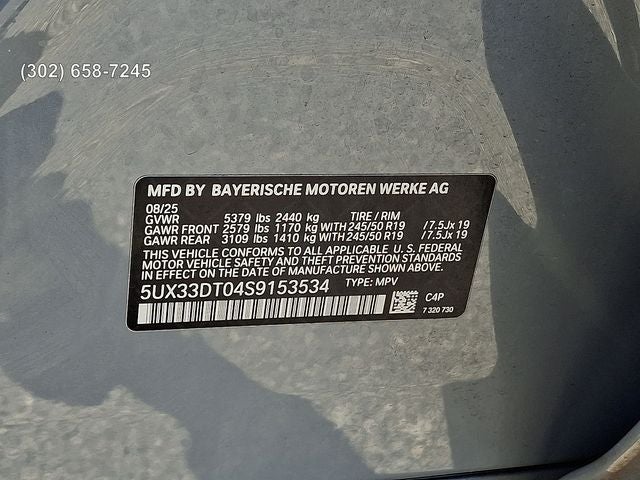 2025 BMW X4 xDrive30i