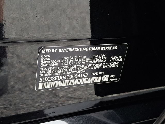 2026 BMW X5 M60i