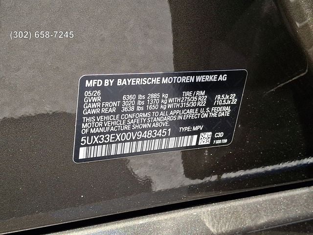 2027 BMW X6 xDrive40i