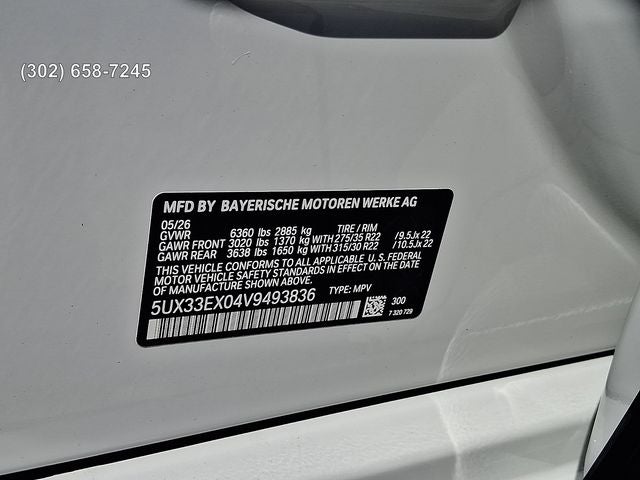 2027 BMW X6 xDrive40i