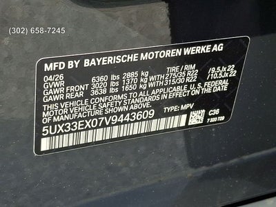 2027 BMW X6 Base
