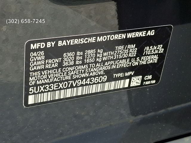 2027 BMW X6 Base