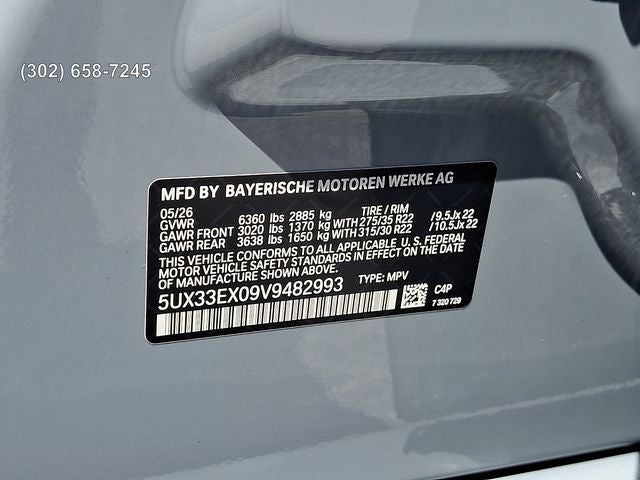 2027 BMW X6 xDrive40i