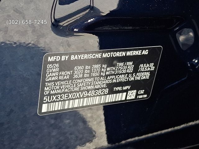 2027 BMW X6 xDrive40i