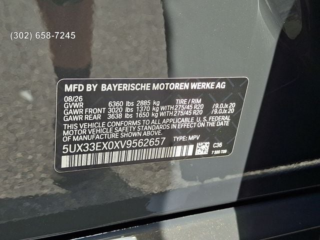 2027 BMW X6 xDrive40i