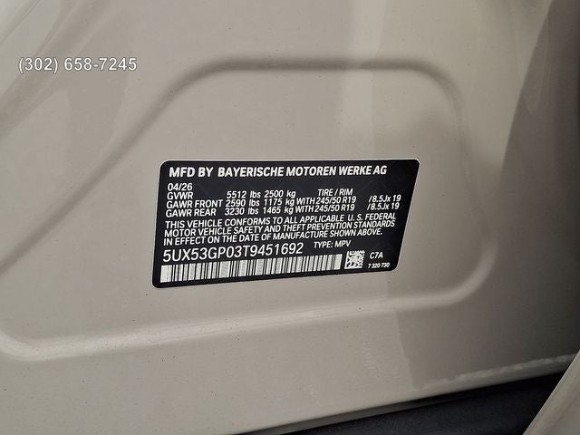 2026 BMW X3 30 xDrive