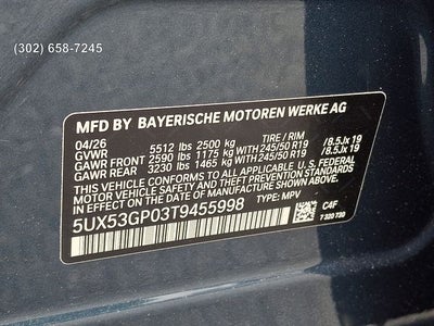 2026 BMW X3 30 xDrive