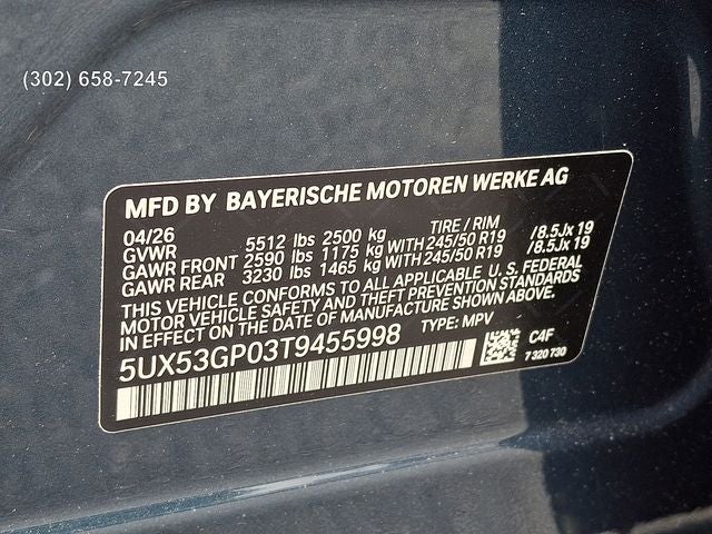 2026 BMW X3 30 xDrive