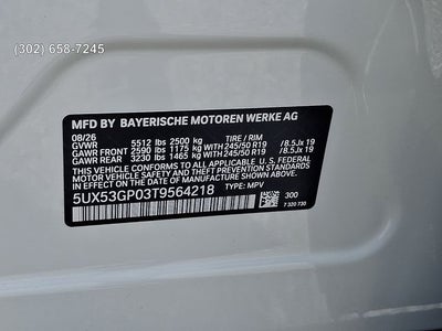2026 BMW X3 30 xDrive