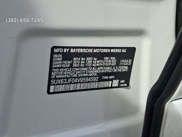 2027 BMW X5 Base