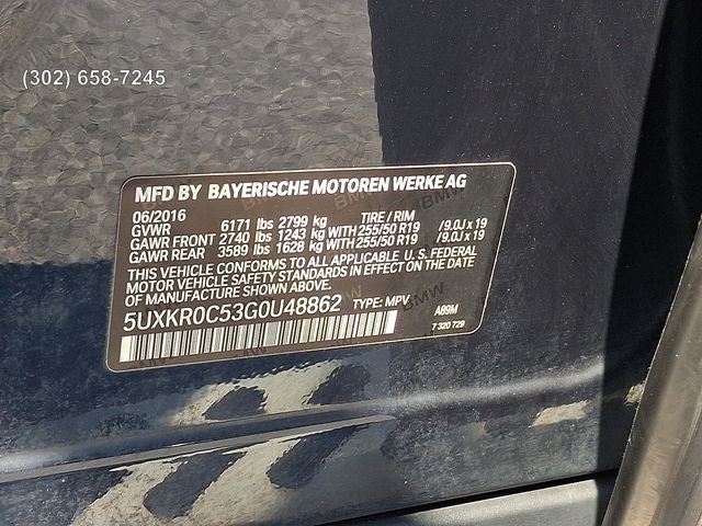 2016 BMW X5 xDrive35i Sport Activity