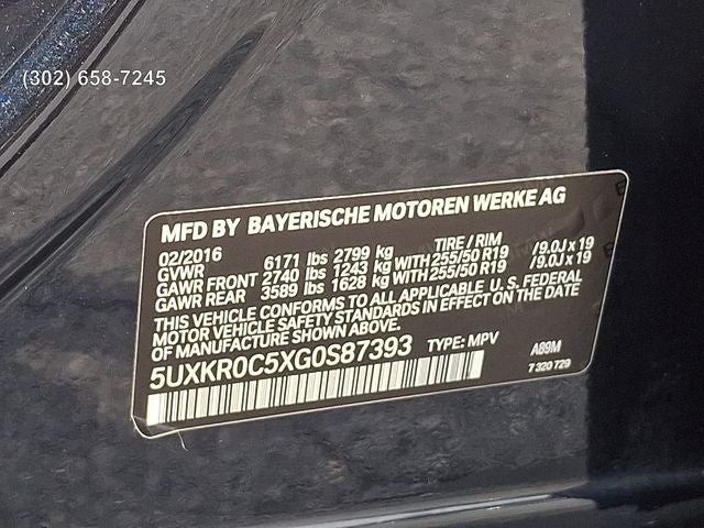 2016 BMW X5 xDrive35i Sport Activity