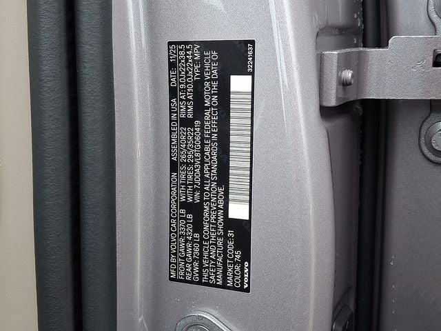 2026 Volvo EX90 Twin Motor Performance Ultra 7-Seater