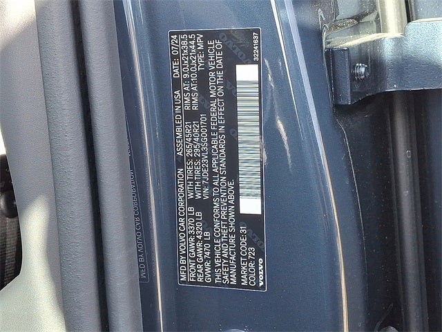 2025 Volvo EX90 Twin Motor Performance Ultra 7-Seater