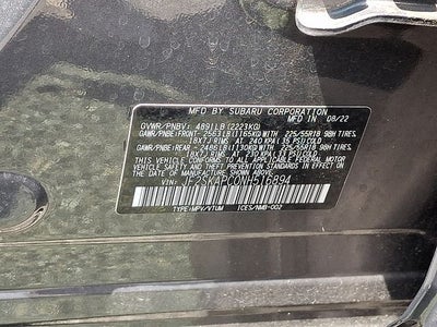 2022 Subaru Forester Limited
