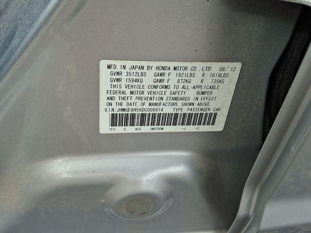 2013 Honda Fit Sport