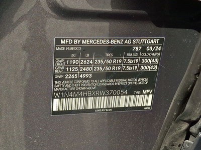 2024 Mercedes-Benz GLB GLB 250 4MATIC®