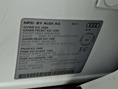 2021 Audi Q5 Sportback 45 Prestige quattro