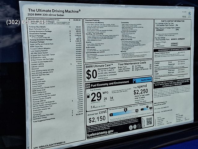 2026 BMW 3 Series 330i xDrive