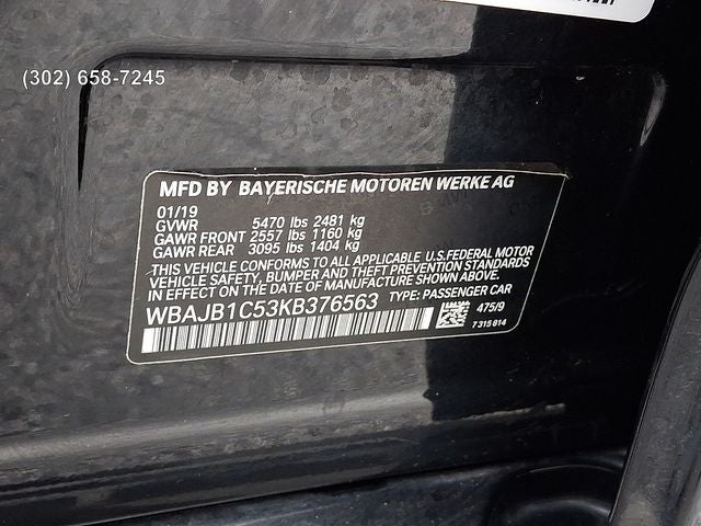 2019 BMW 5 Series 530e xDrive iPerformance
