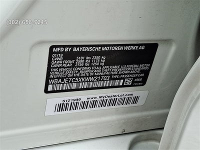 2019 BMW 5 Series 540i xDrive